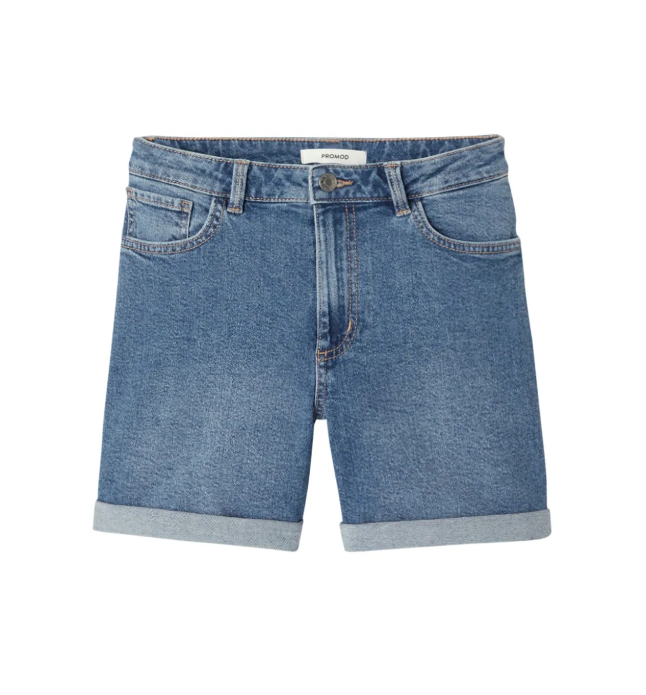 Promod Short en jean Femme - Jean moyen Jeanmoyen Clearance