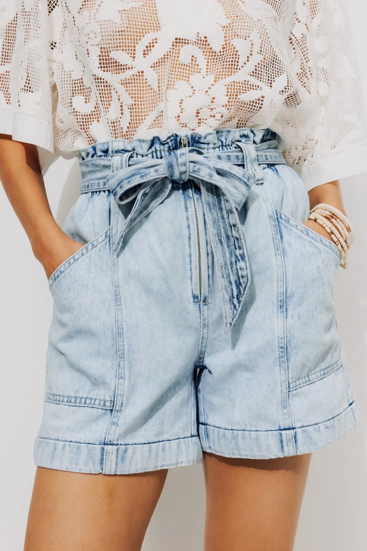 Promod Short en jean taille haute - Jean clair Jeanclair Best Sale