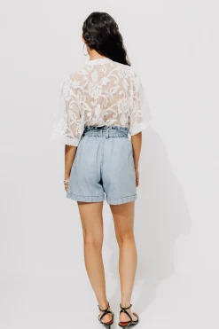 Promod Short en jean taille haute - Jean clair Jeanclair Best Sale