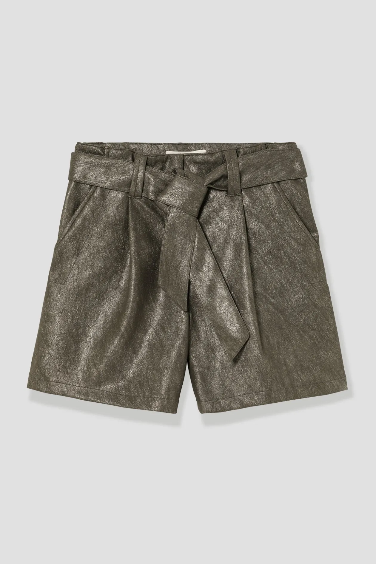 Promod Short en simili à paillettes - Argent Fashion
