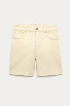 Promod Short en toile Femme - Ecru Online