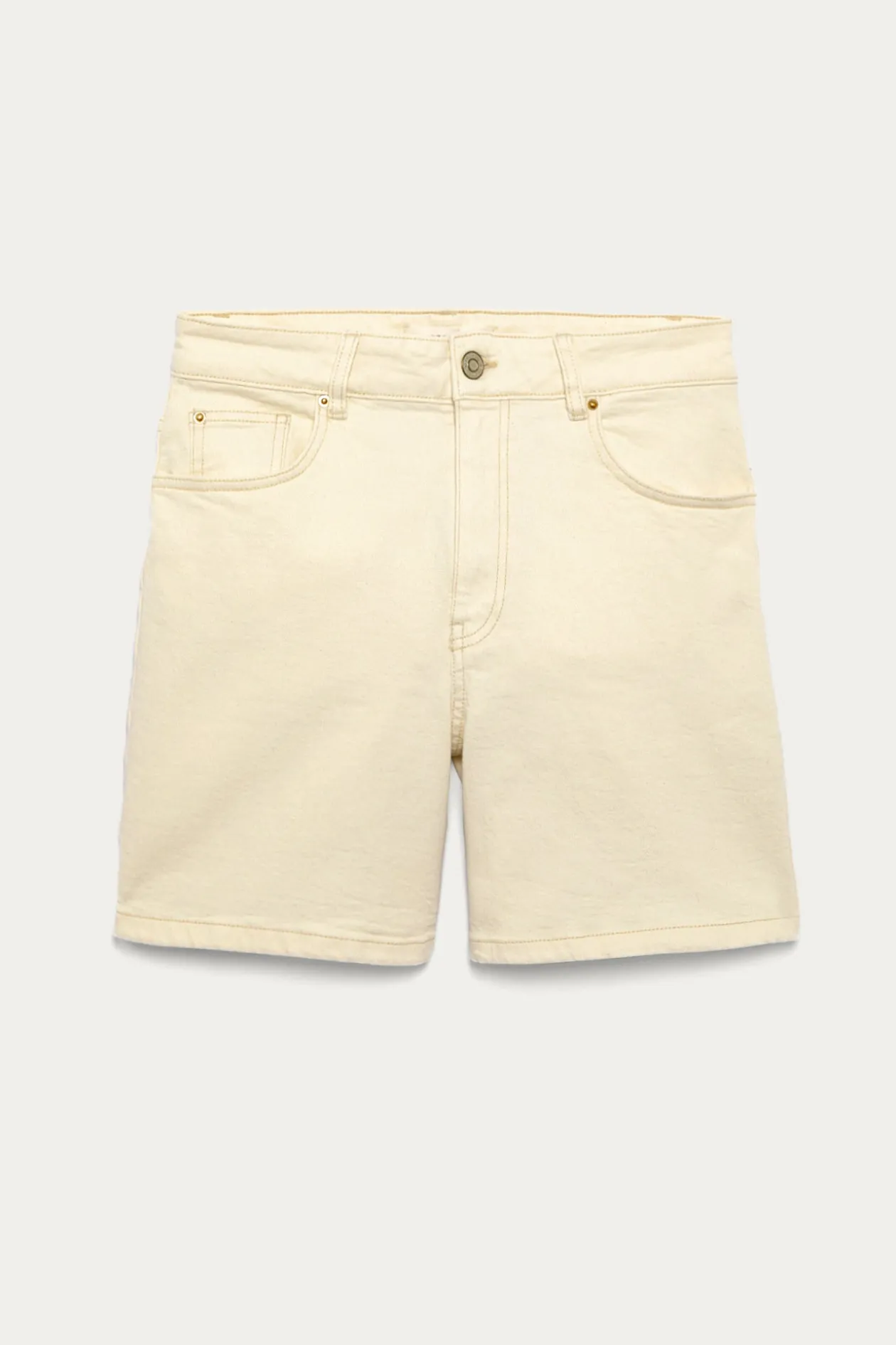 Promod Short en toile Femme - Ecru Online