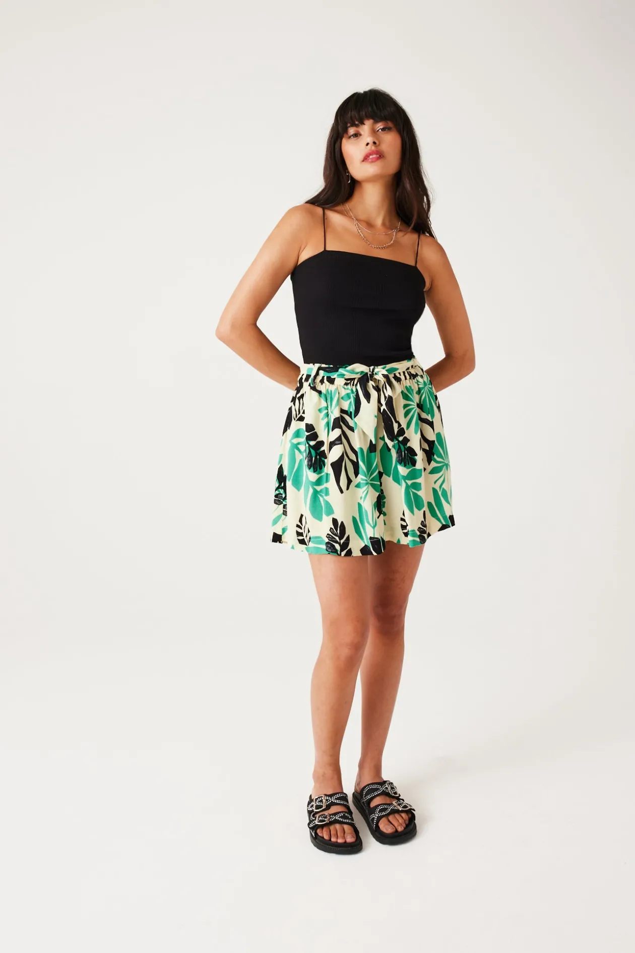 Promod Short fluide imprimé Femme - Imprimé écru Impriméécru Hot