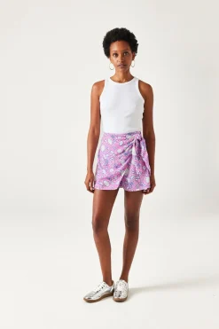 Promod Short fluide motifs indiens - Imprimé rose Imprimérose Best
