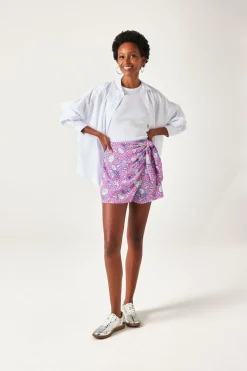 Promod Short fluide motifs indiens - Imprimé rose Imprimérose Best