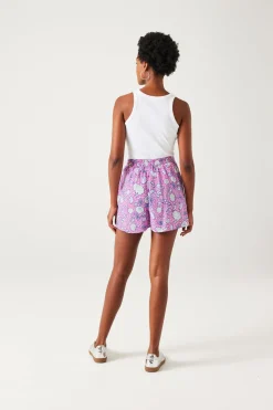 Promod Short fluide motifs indiens - Imprimé rose Imprimérose Best