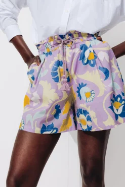 Promod Short imprimé Femme - Imprimé parme Impriméparme Sale