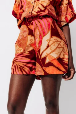 Promod Short imprimé Femme - Imprimé multicolore Imprimémulticolore Discount