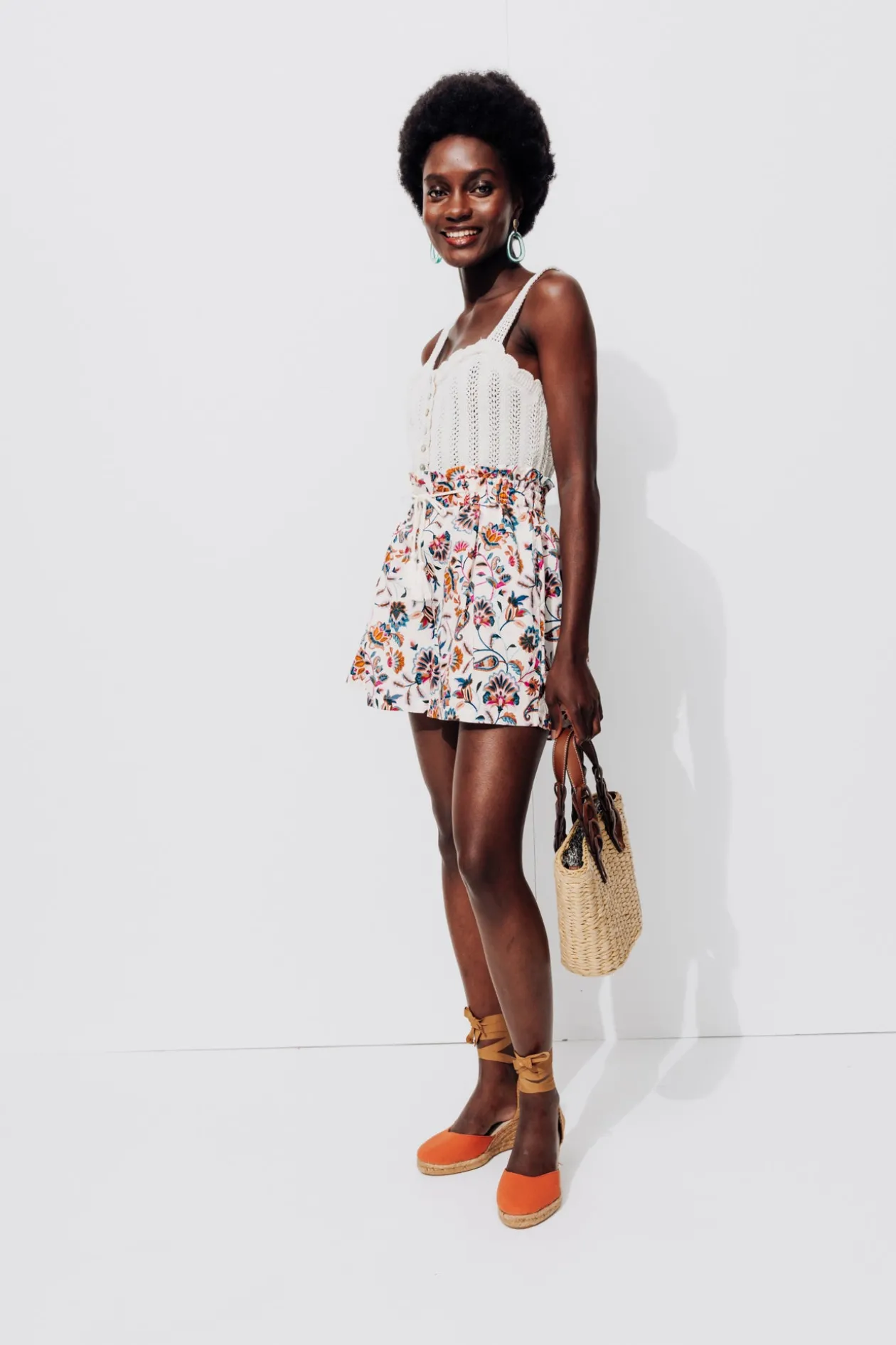 Promod Short imprimé Femme - Imprimé écru Impriméécru Fashion