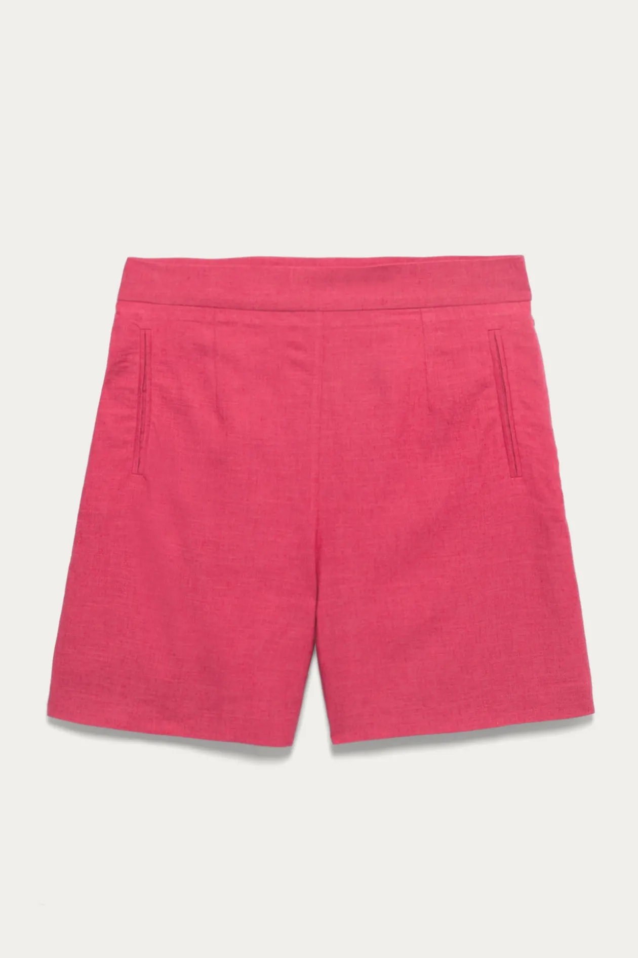 Promod Short taille haute Femme - Rose Discount