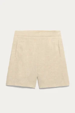 Promod Short taille haute Femme - Ecru Cheap