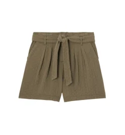 Promod Short uni matelassé Femme - Kaki New