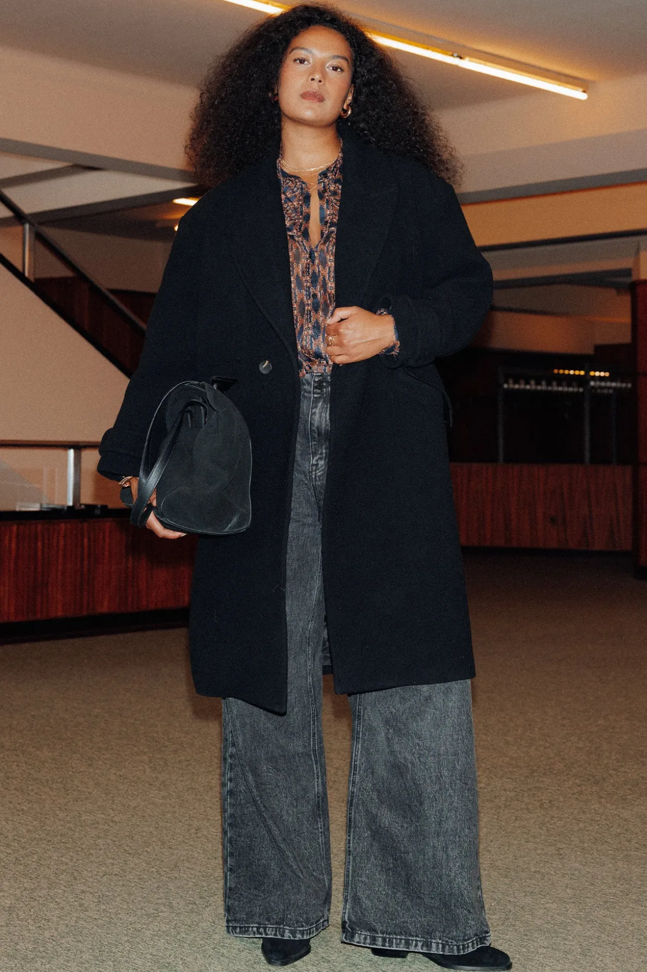 Promod SIMONE manteau en laine - Noir Cheap