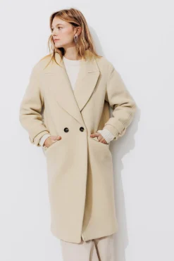 Promod SIMONE manteau en laine - Gris clair Grisclair Cheap