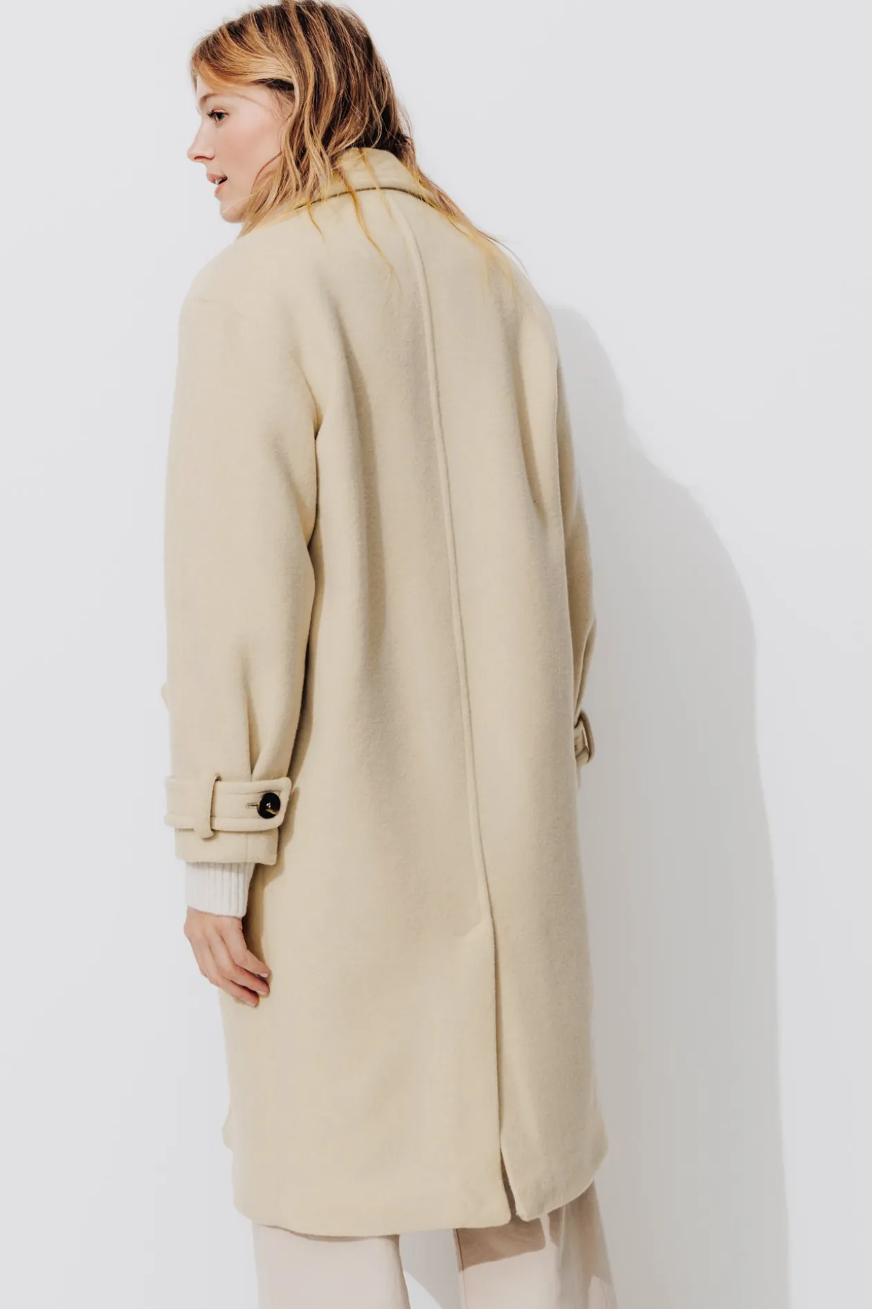Promod SIMONE manteau en laine - Gris clair Grisclair Cheap