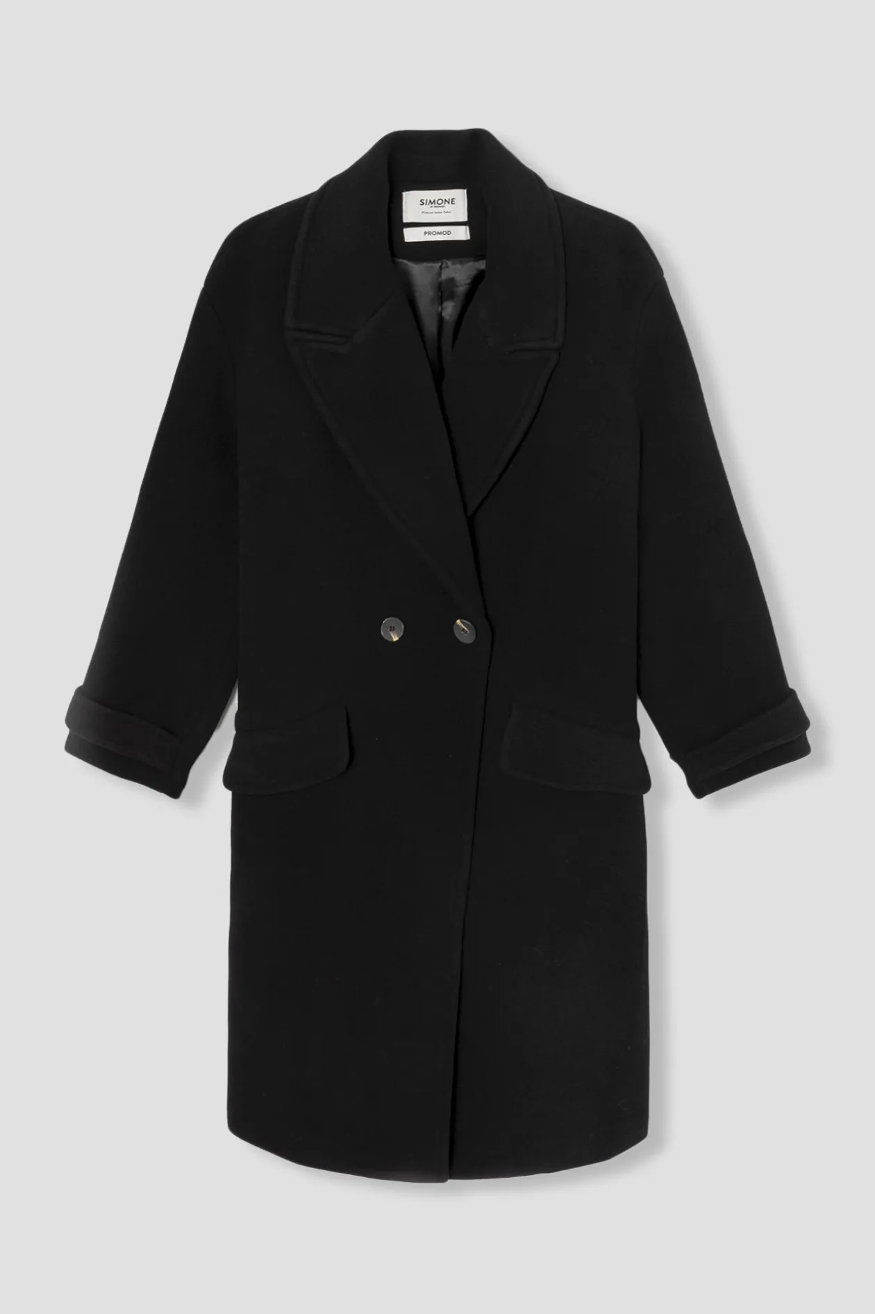 Promod SIMONE manteau en laine - Noir Cheap