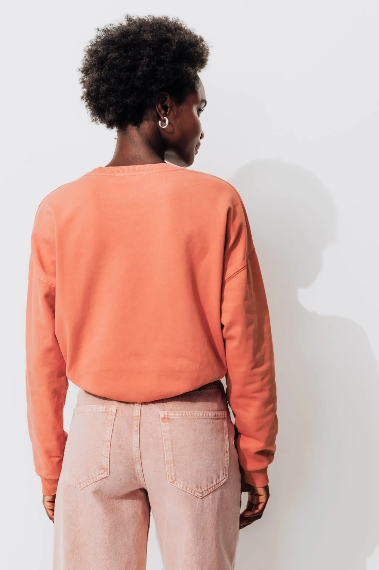 Promod Sweat-shirt à message Femme - Imprimé orange Impriméorange Flash Sale