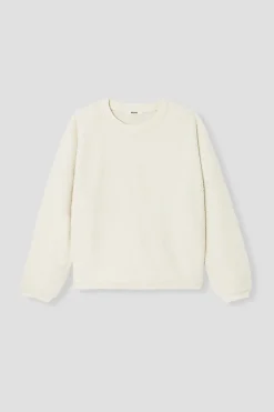 Promod Sweat-shirt bouclettes Femme - Ecru Discount