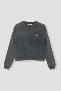 Promod Sweat-shirt cœur léopard - Imprimé gris Imprimégris Fashion