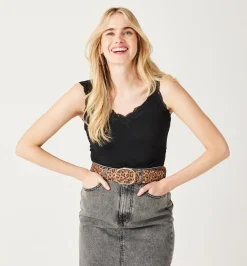 Promod Top à bretelles éco-conçu - Noir Fashion