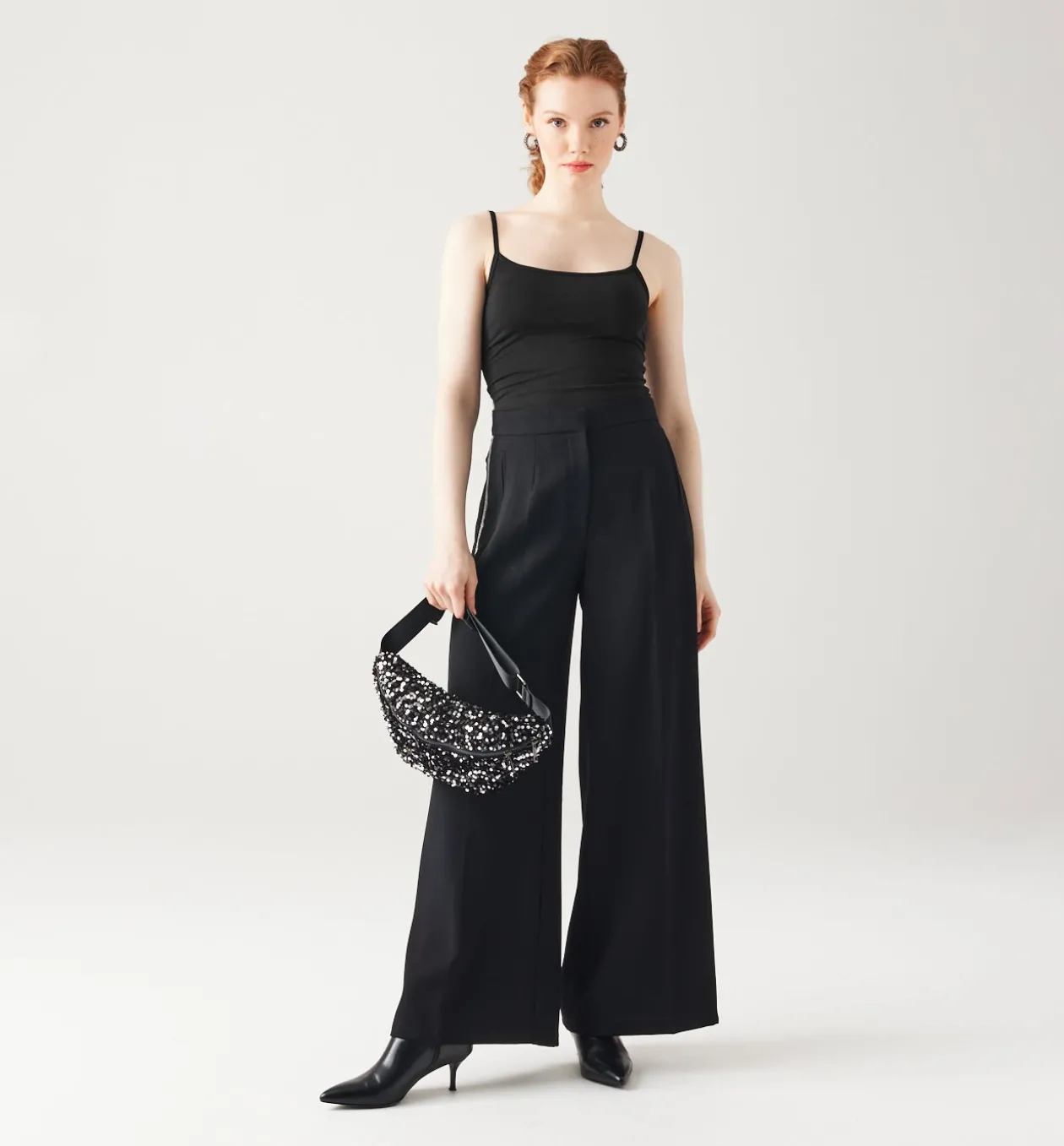 Promod Top à bretelles éco-conçu - Noir Outlet