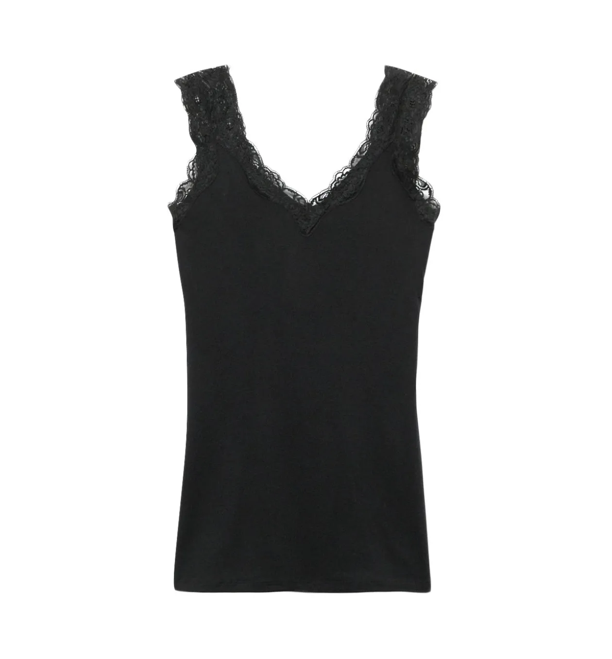 Promod Top à bretelles éco-conçu - Noir Fashion
