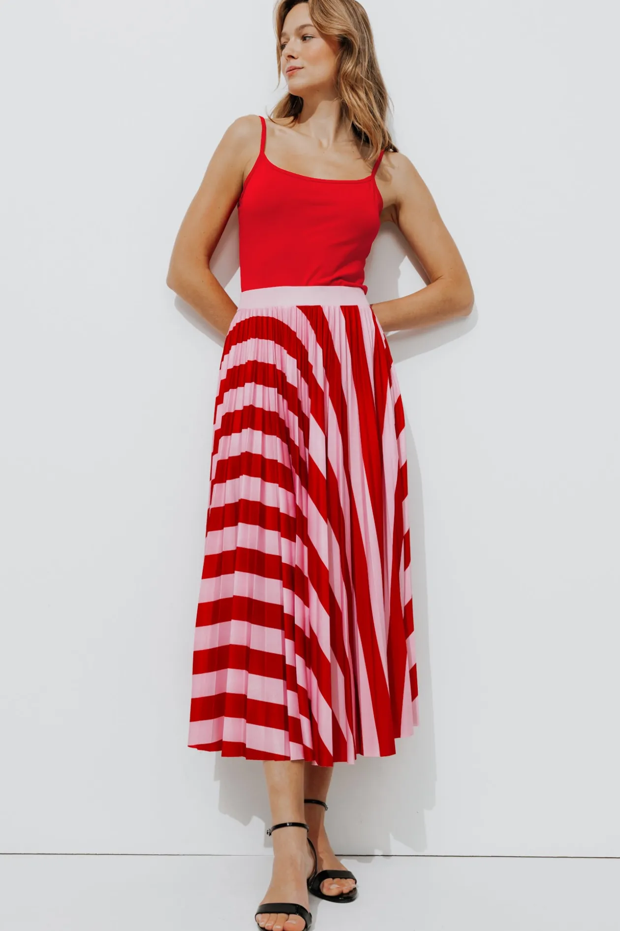 Promod Top à bretelles éco-conçu - Rouge Fashion