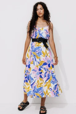 Promod Top à bretelles imprimé Femme - Imprimé écru Impriméécru Store