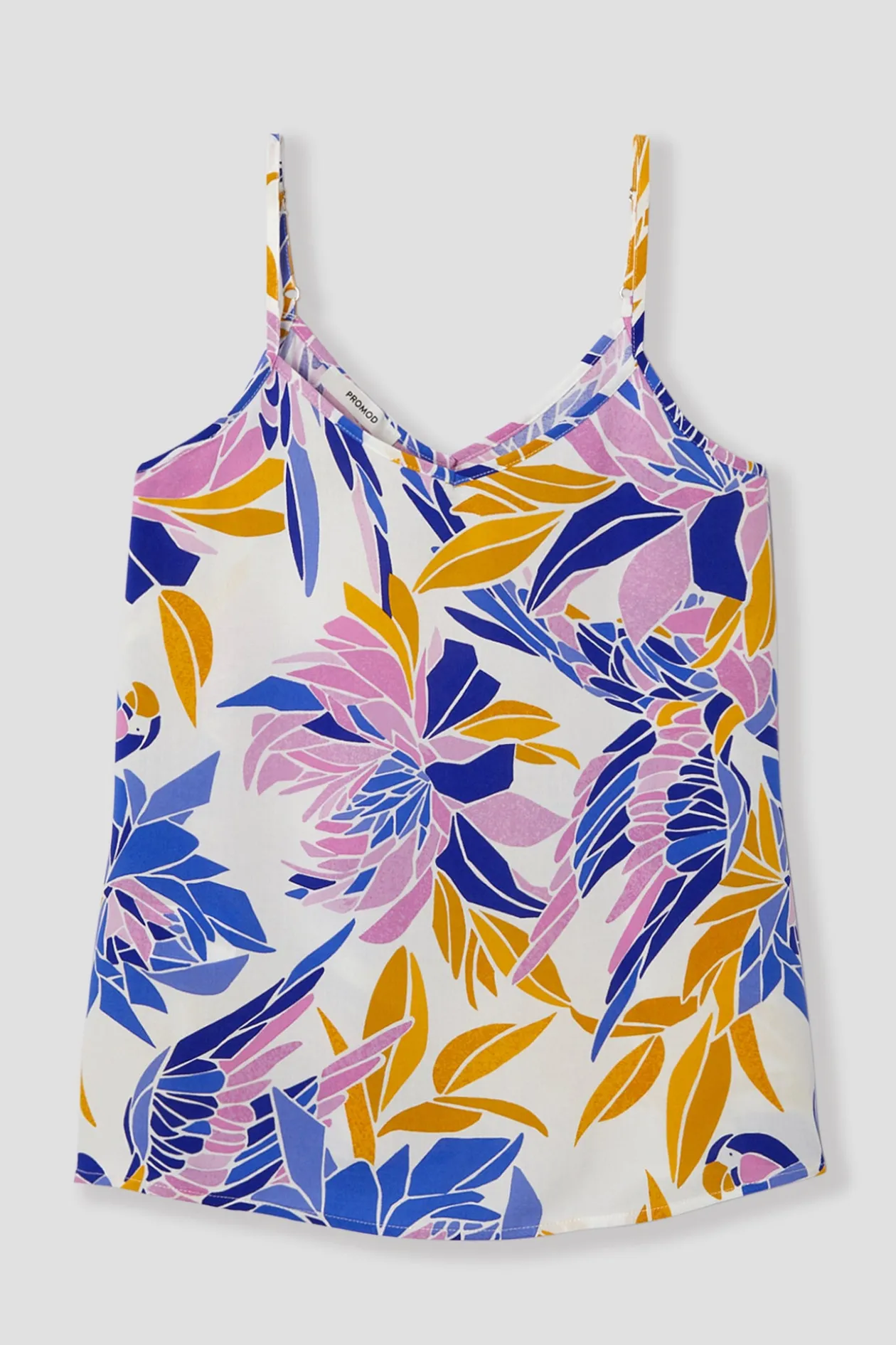 Promod Top à bretelles imprimé Femme - Imprimé écru Impriméécru Store