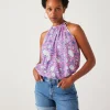 Promod Top à bretelles motifs indiens - Imprimé rose Imprimérose Store