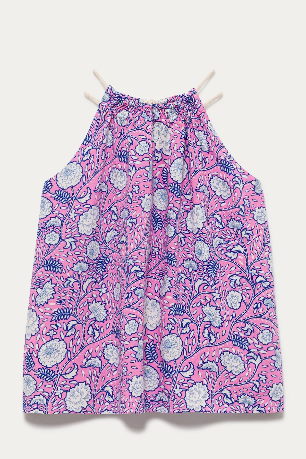Promod Top à bretelles motifs indiens - Imprimé rose Imprimérose Store