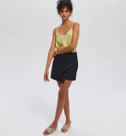 Promod Top à fines bretelles Femme - Jaune vert Jaunevert Sale