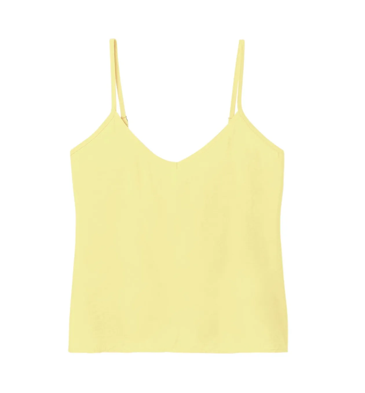 Promod Top à fines bretelles Femme - Jaune vert Jaunevert Sale