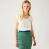 Promod Top décolleté V Femme - Ecru Flash Sale