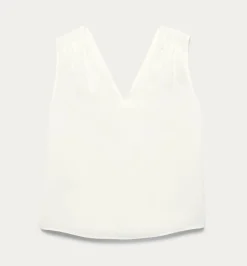 Promod Top décolleté V Femme - Ecru Flash Sale