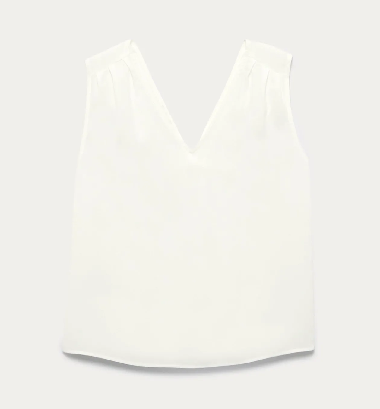 Promod Top décolleté V Femme - Ecru Flash Sale