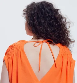 Promod Top pailleté Femme - Orange Online