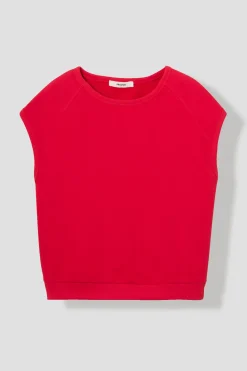 Promod Top sans manches Femme - Rouge Sale