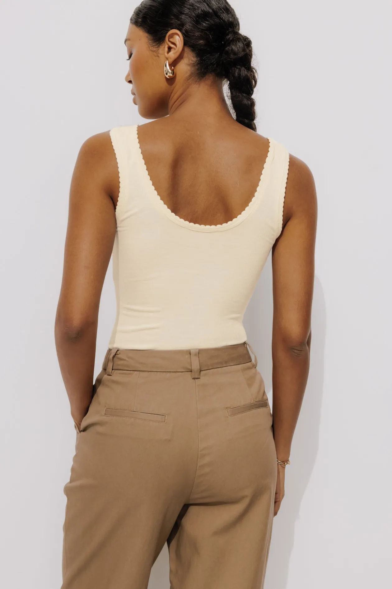 Promod Top thermique Femme - Ecru Shop