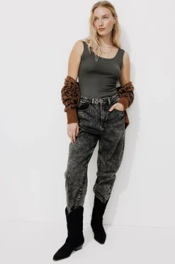 Promod Top thermique Femme - Gris Hot