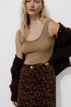 Promod Top thermique Femme - Marron Store