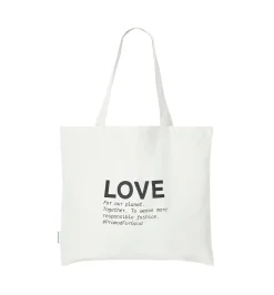 Promod Tote Bag à message AMOUR - Ecru Cheap
