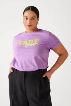 Promod T-shirt à message Femme - Imprimé multicolore Imprimémulticolore Clearance