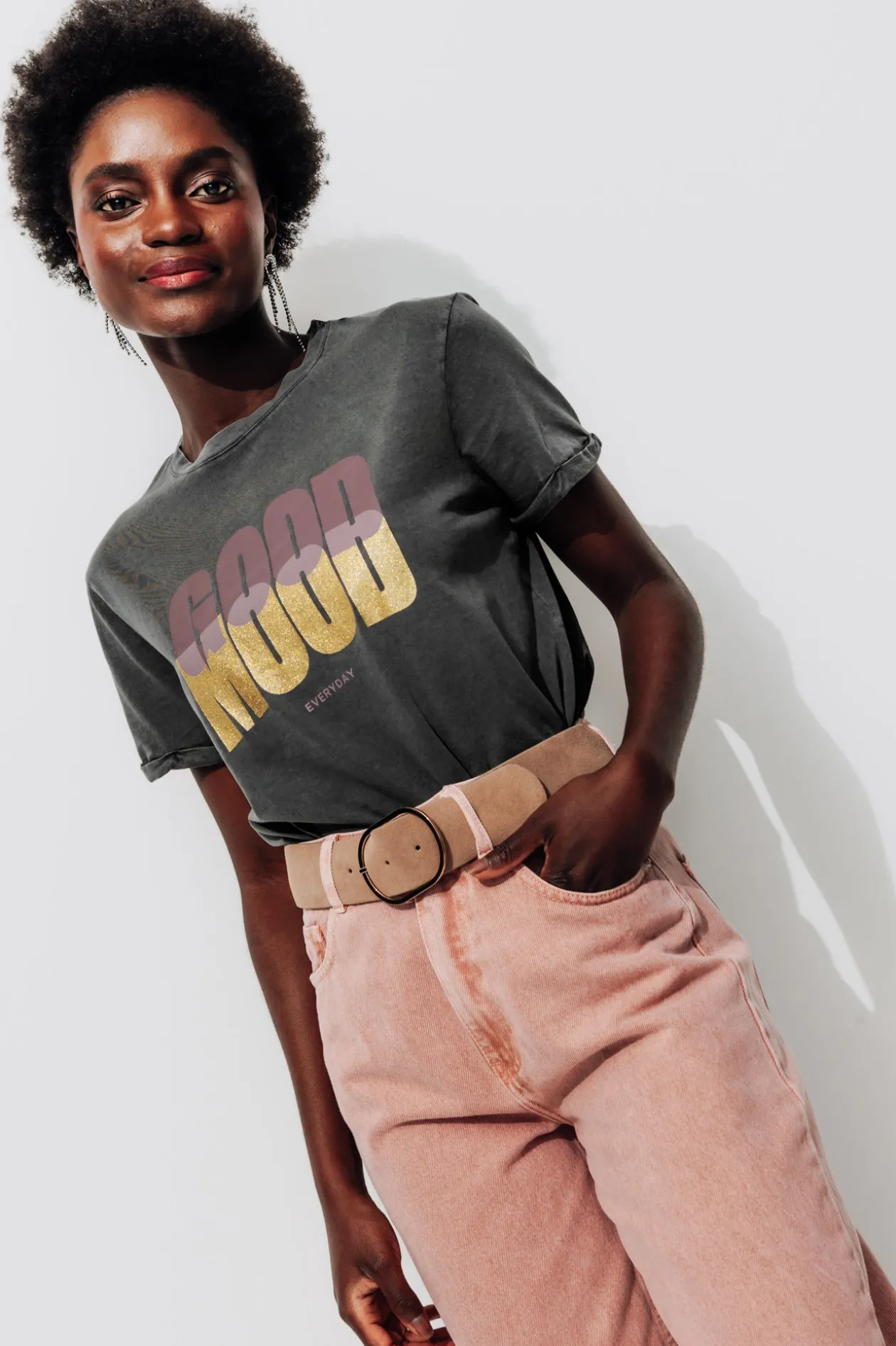 Promod T-shirt à message Femme - Imprimé multicolore Imprimémulticolore Cheap