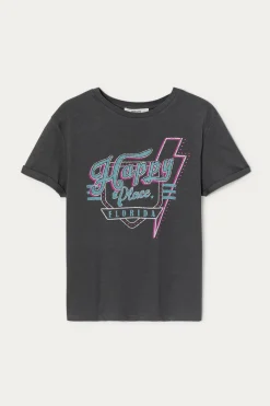 Promod T-shirt à message Femme - Imprimé multicolore Imprimémulticolore Discount