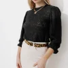 Promod T-shirt ajouré Femme - Noir Best Sale