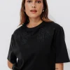 Promod T-shirt brodé Femme - Noir Cheap