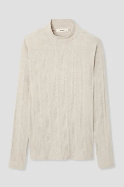 Promod T-shirt col montant Femme - Beige Best Sale