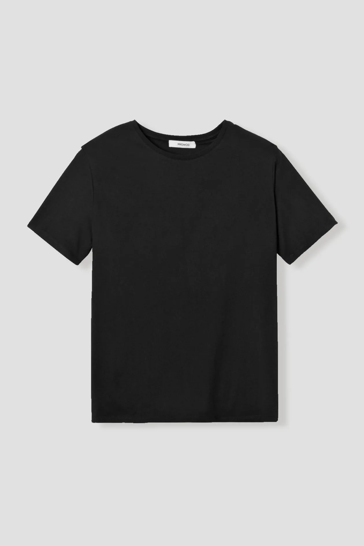 Promod T-shirt col rond éco-conçu - Noir Outlet