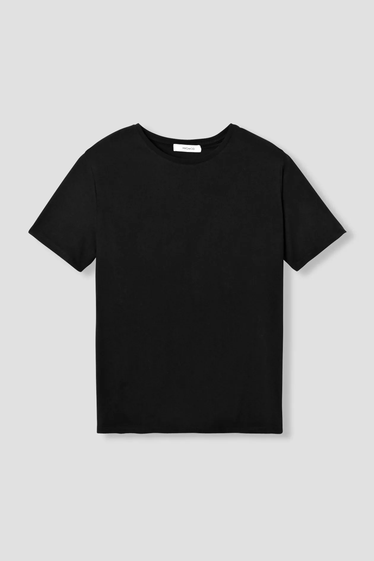 Promod T-shirt col rond éco-conçu - Noir Discount